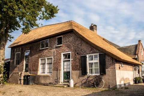 Hei- en Boeicop riet dak natuurlijk